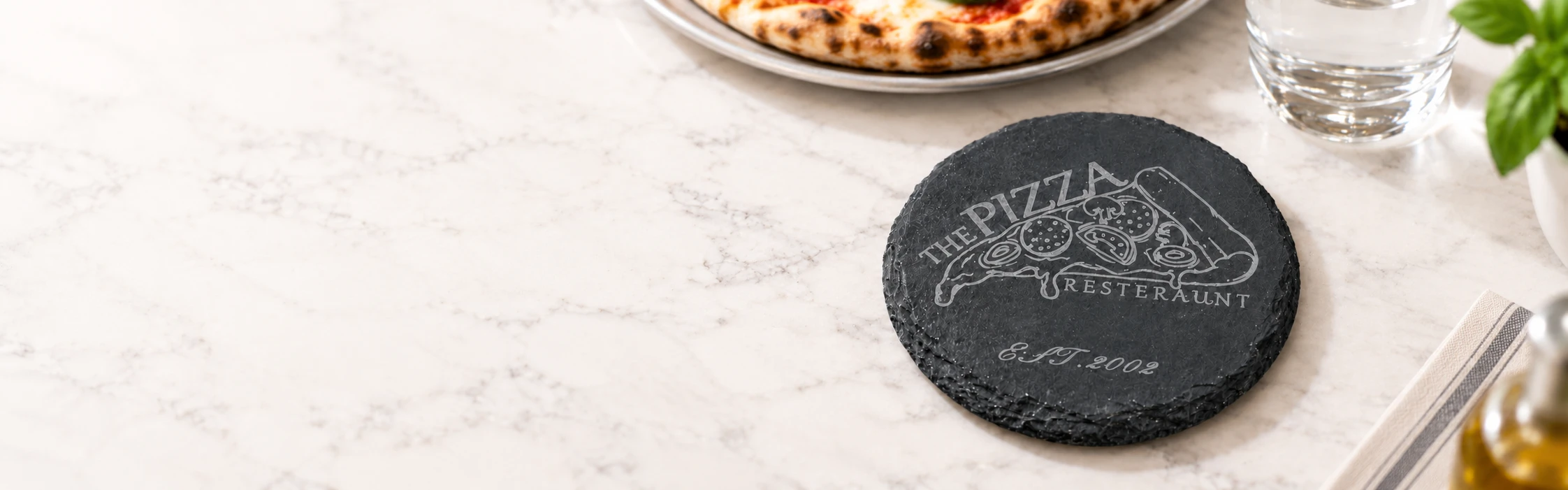Personalized Restaurant Coaster