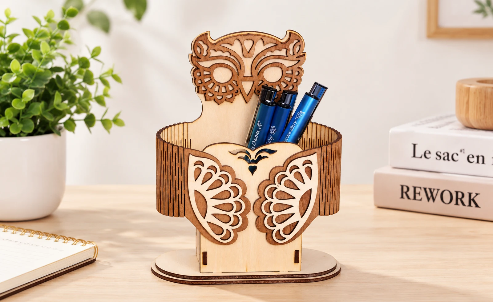 Wooden Card Holder