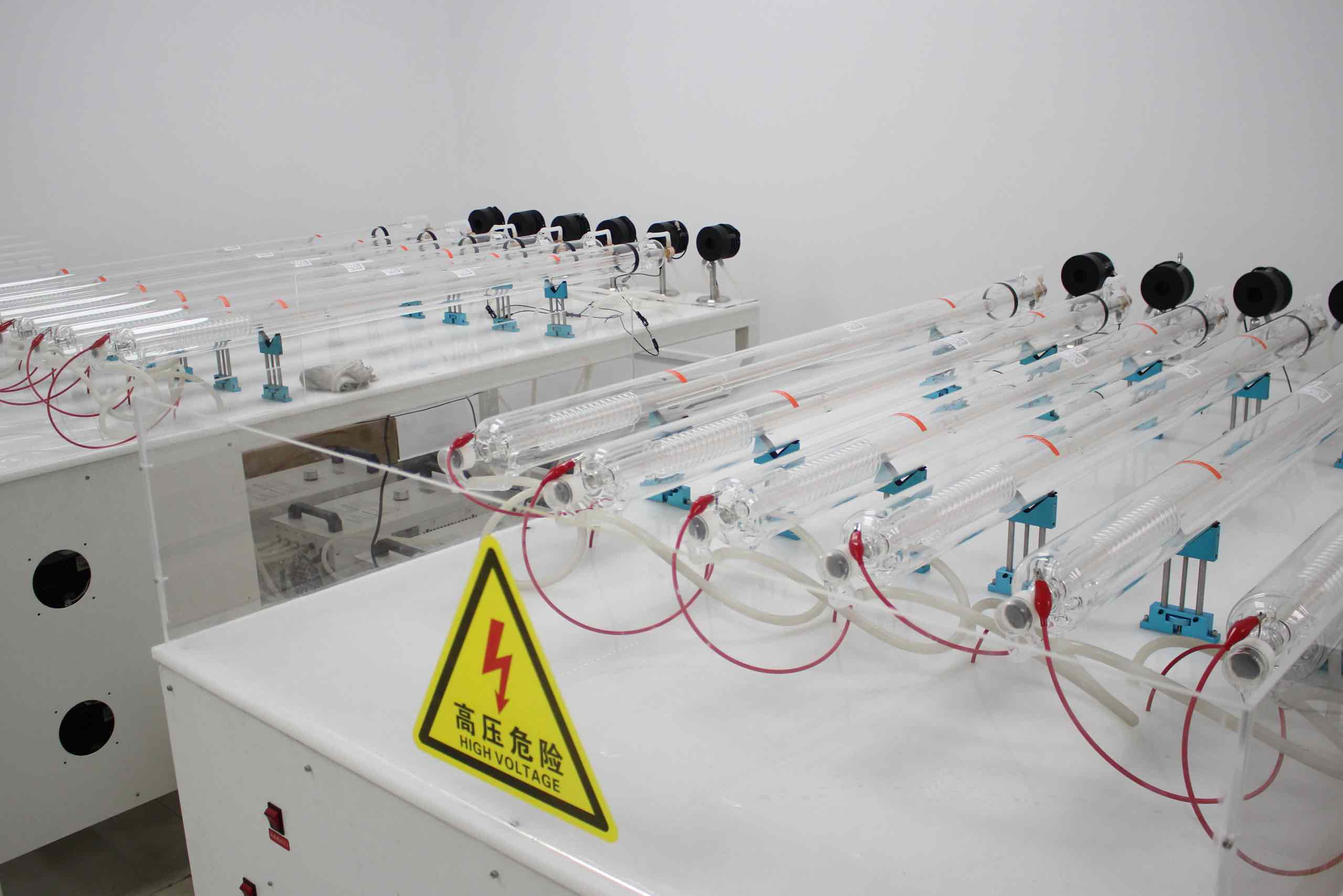 Laser tube stability test