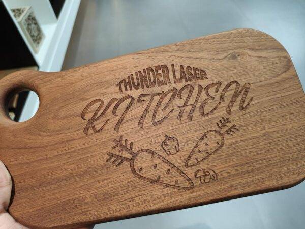 Laser engraved chopping block