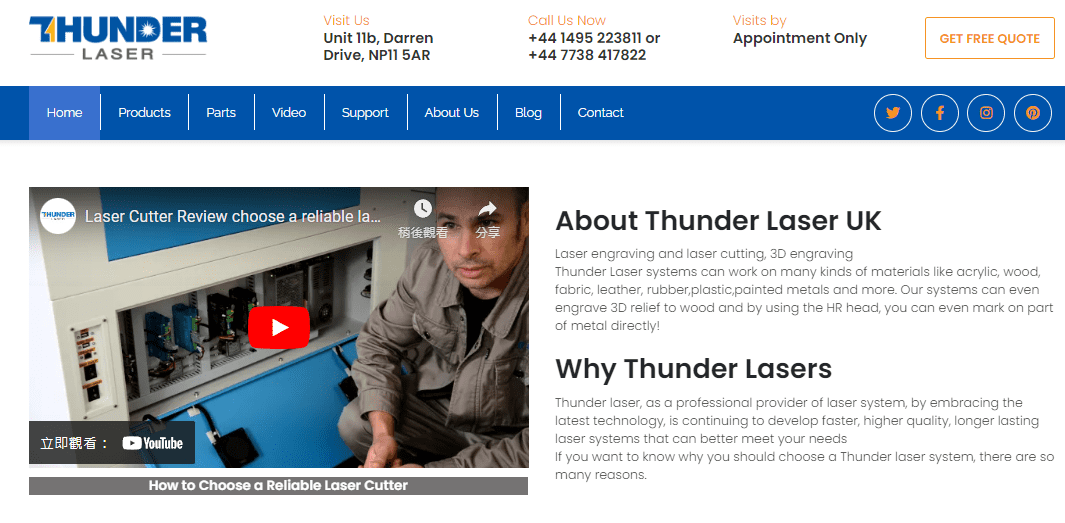 Thunder Laser UK