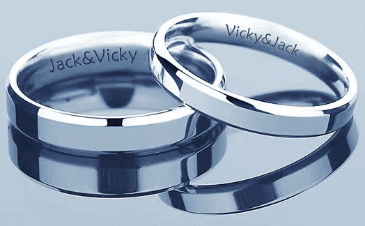 laser etching ring