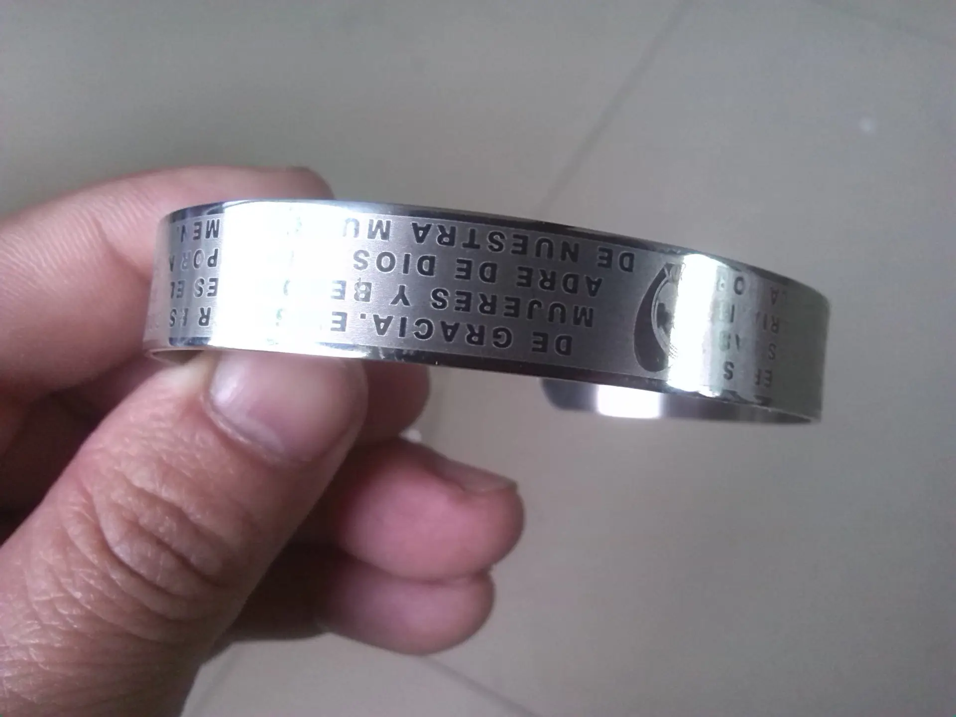 laser marking Bracelet