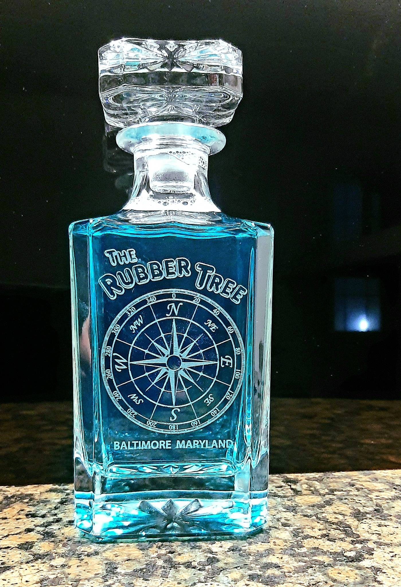 engraving glass bottles