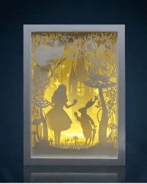 laser cutting paper card