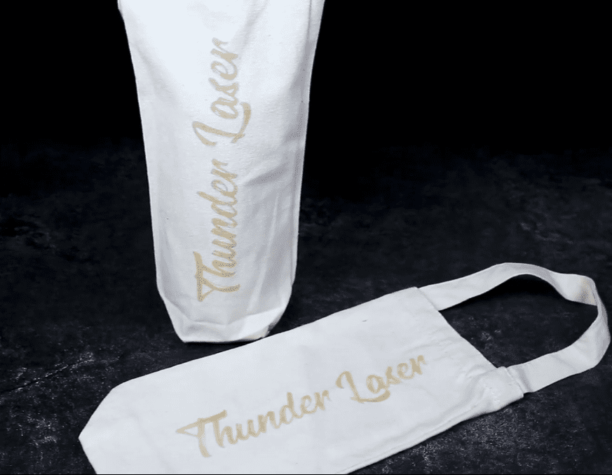 canvas wine bag cover