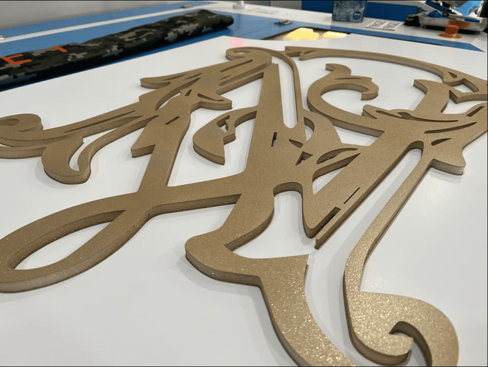laser cut foam