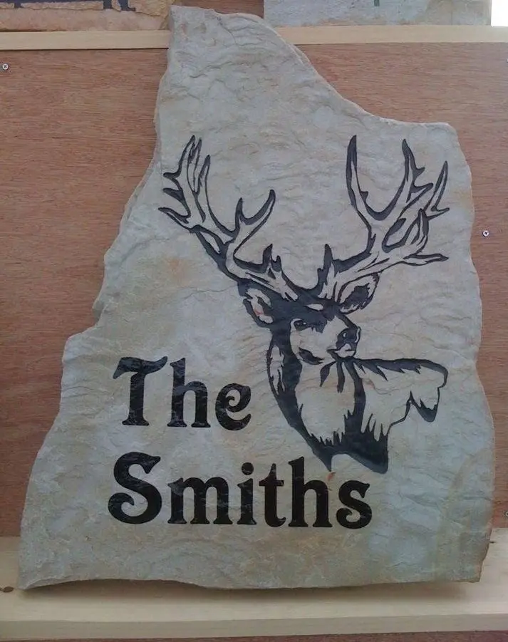 custom stone engraving