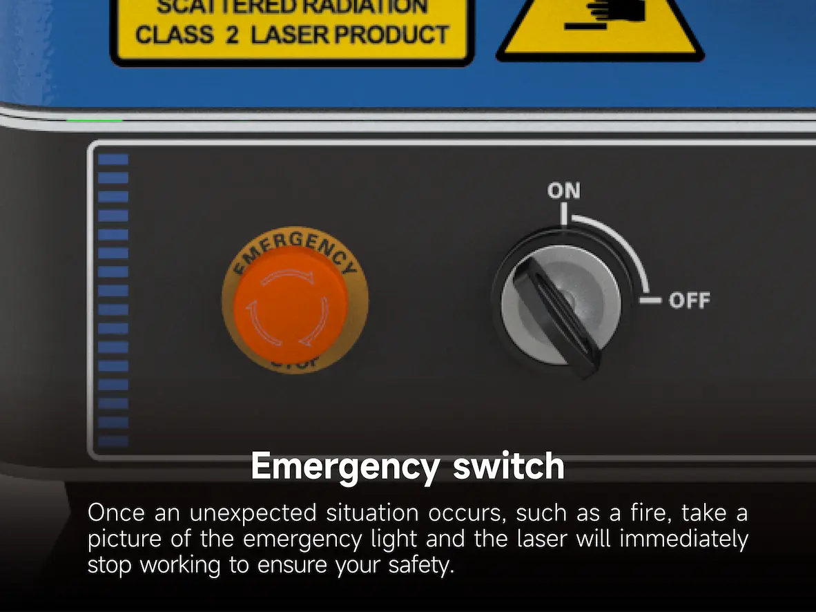 laser emergency switch