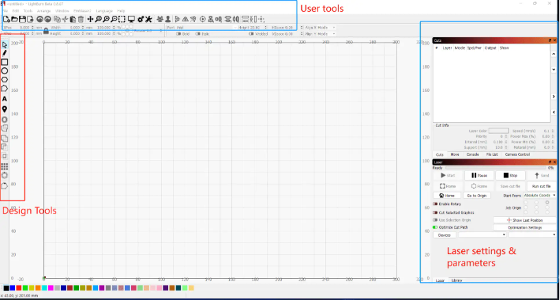 LightBurn Laser Software