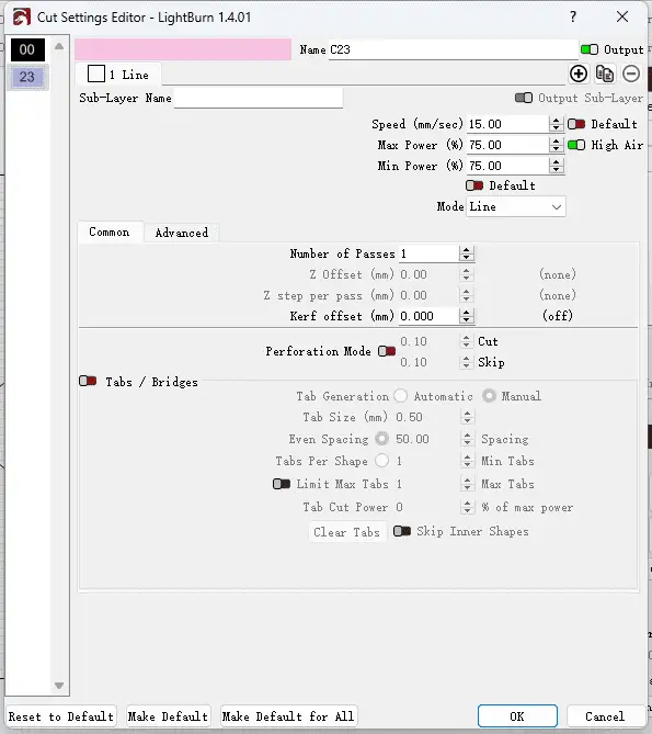 basswood-cut-parameter