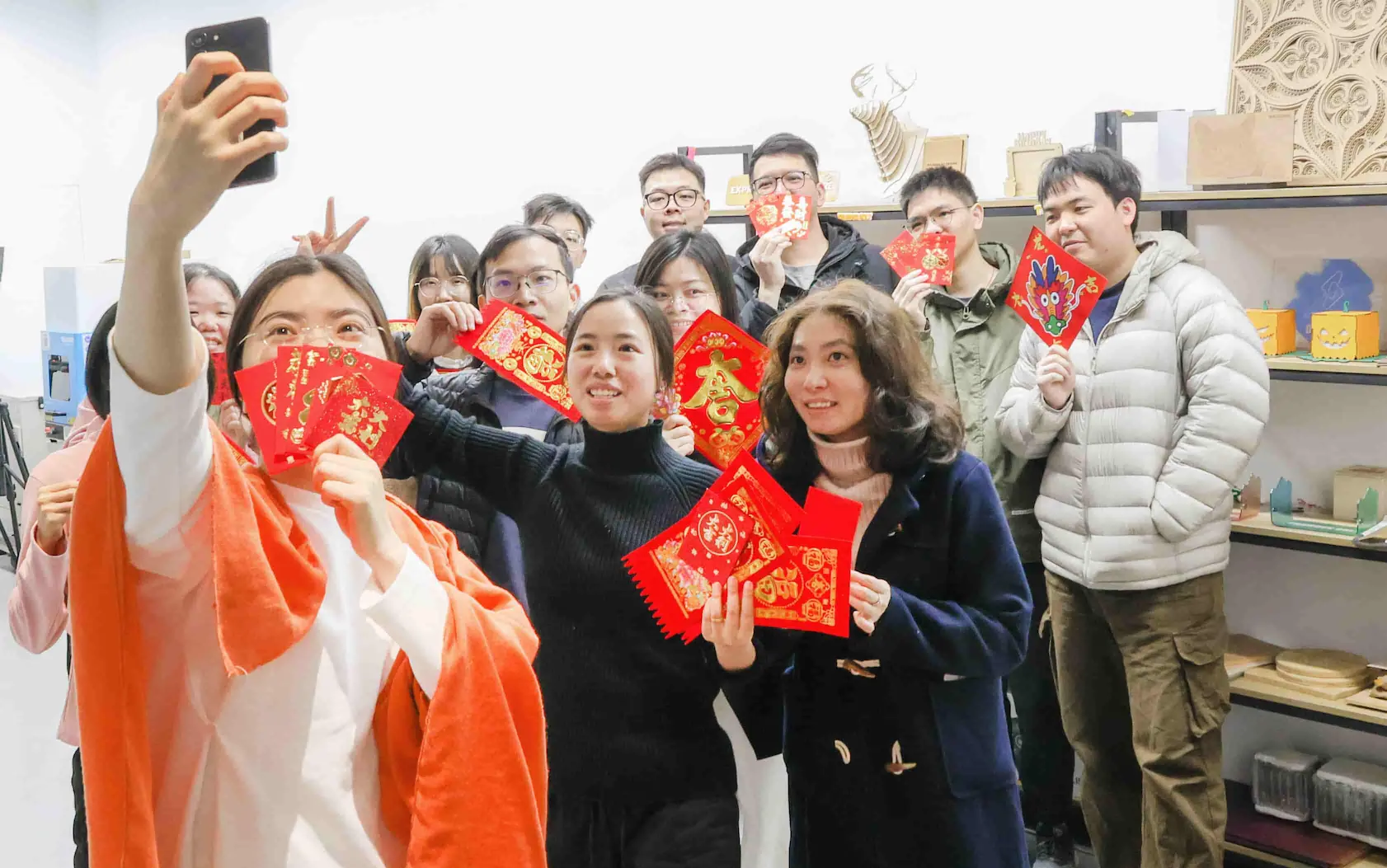 chinese new year thunder laser photo