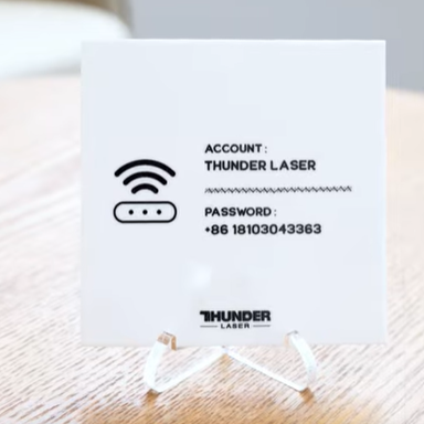 wifi password sign cover