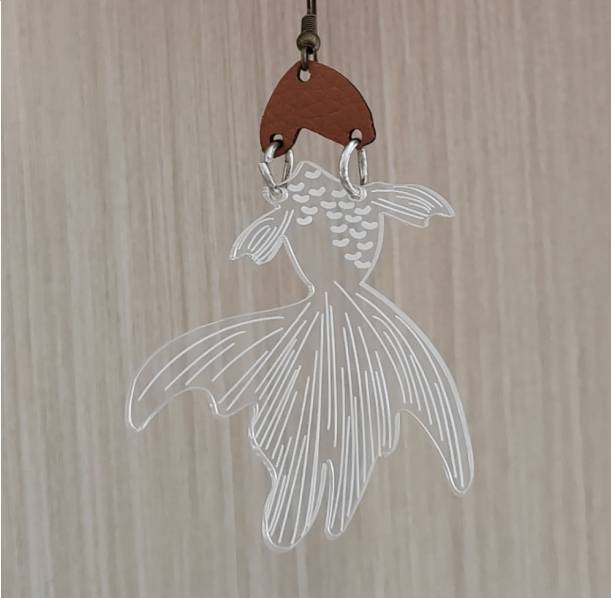 Laser Engraving Customized Earrings 1