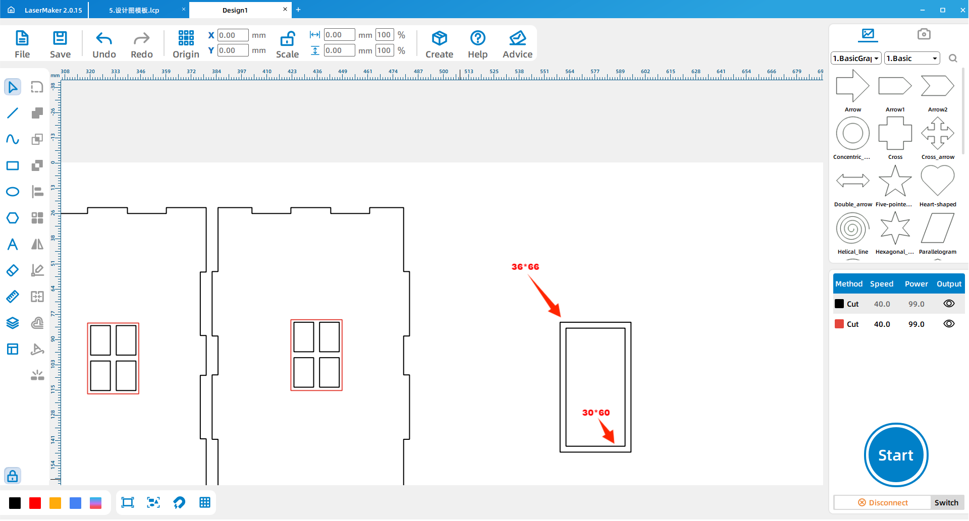 Draw the Windows and doors1