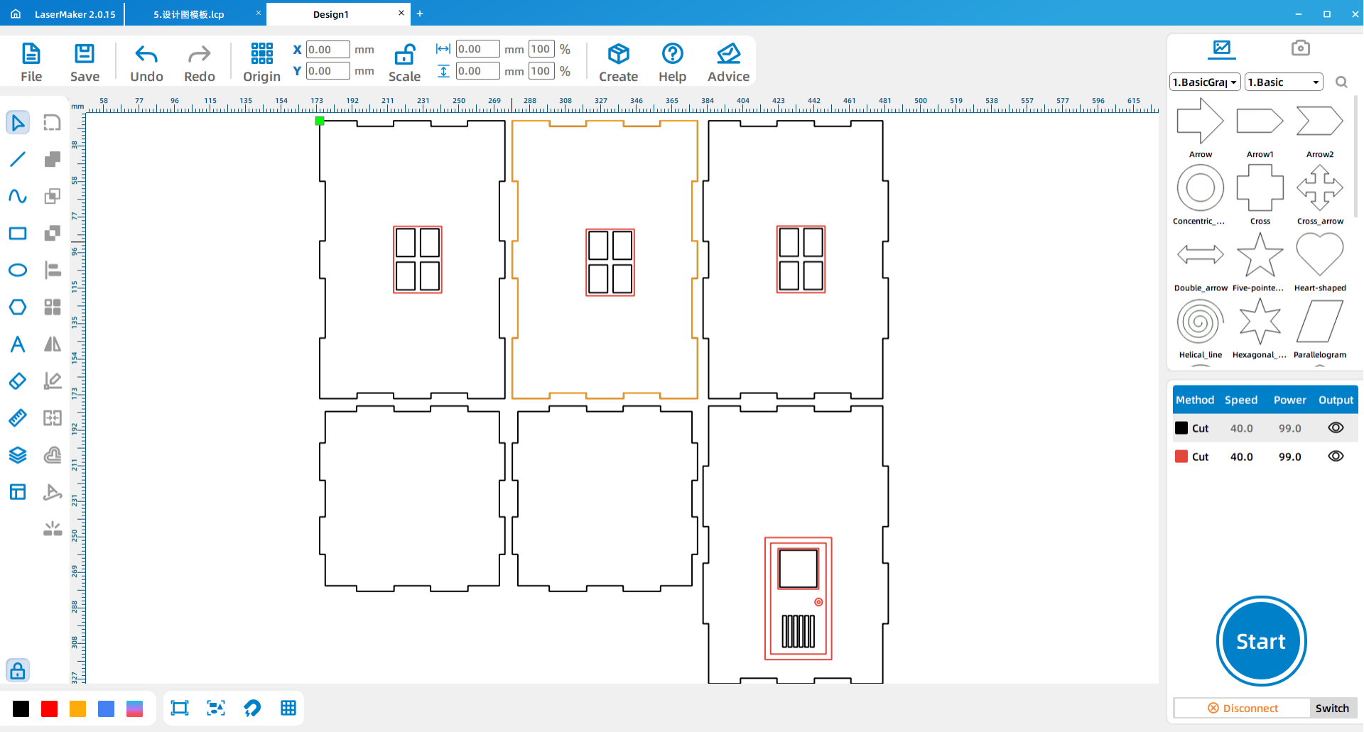 Draw the Windows and doors4