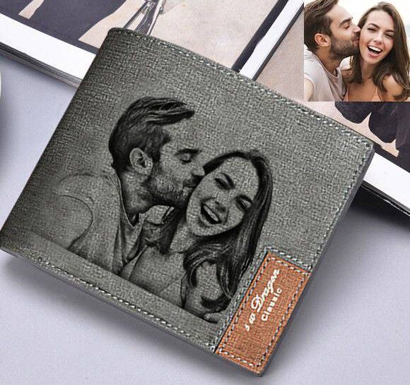 Valentine's Day leather wallet