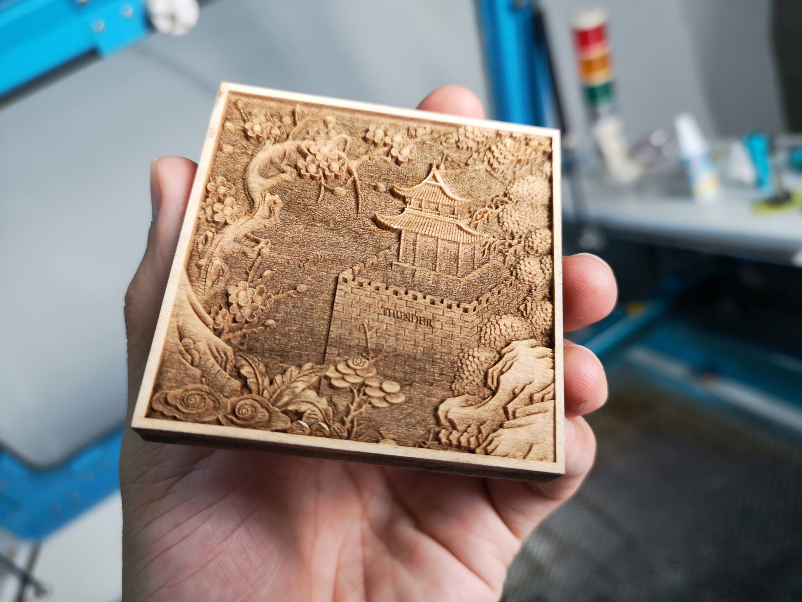 3D laser engraving