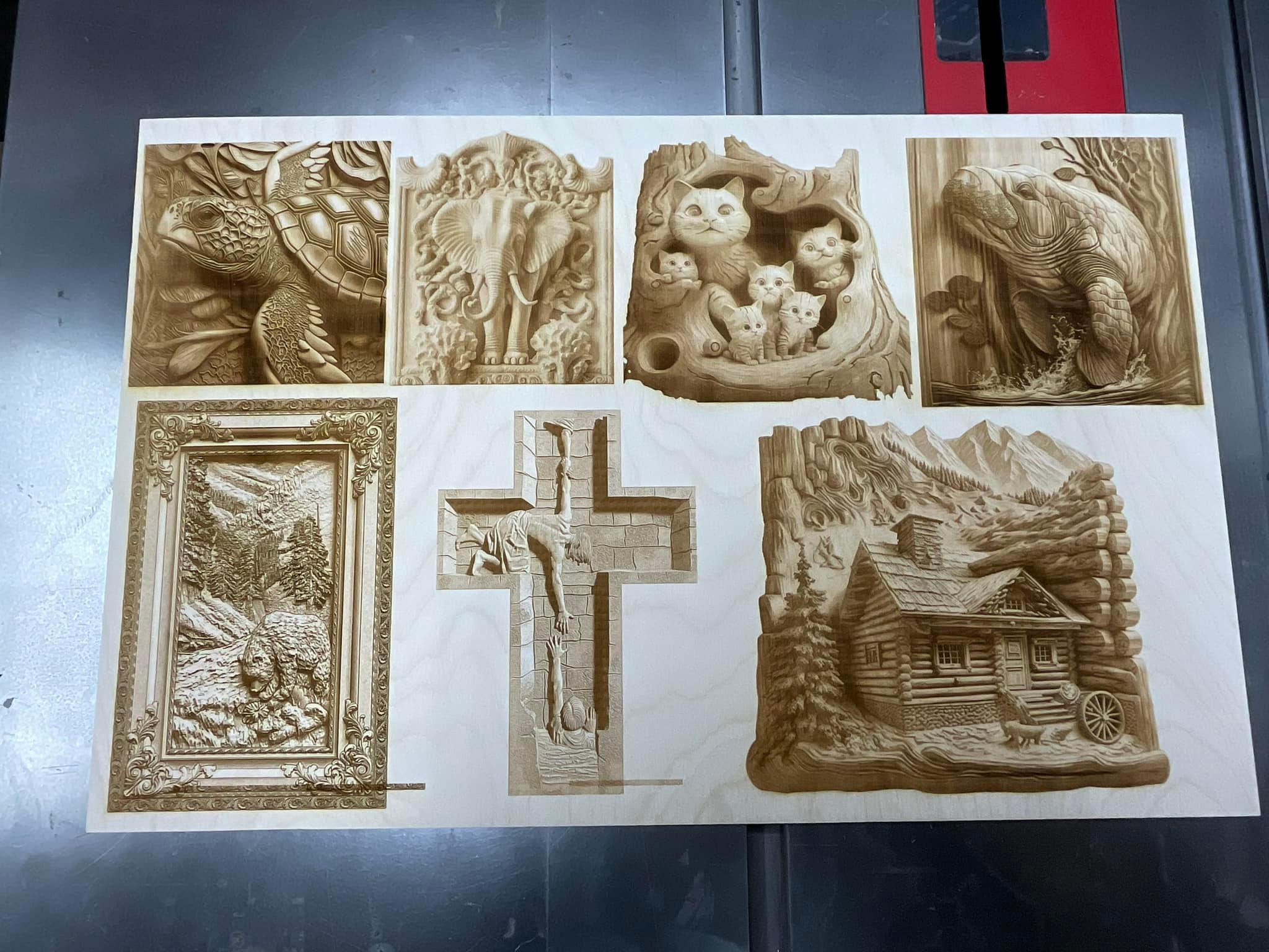 laser engraved photos