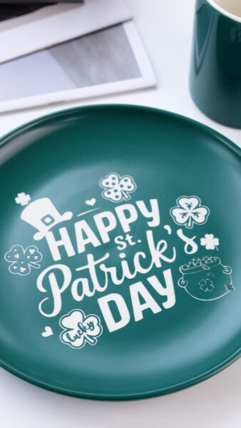 Laser Engraving Ceramic Plate