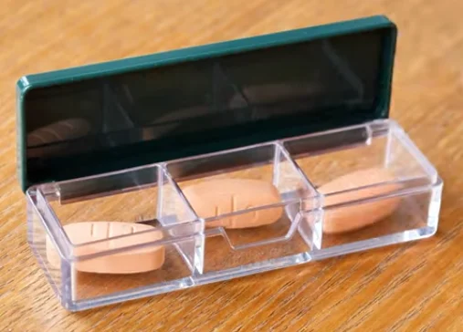 laser marking PET pill box use