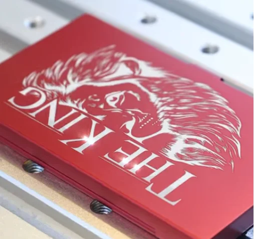 laser marking business card holder