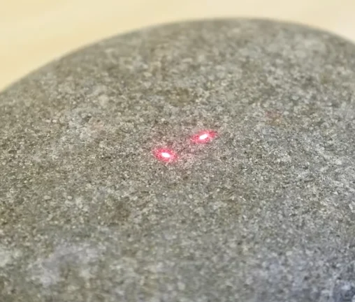 pebble out of focus