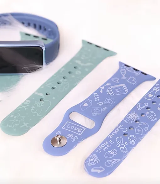 laser marking watch strap show
