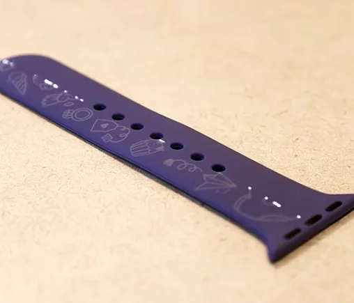 laser marking watch strap