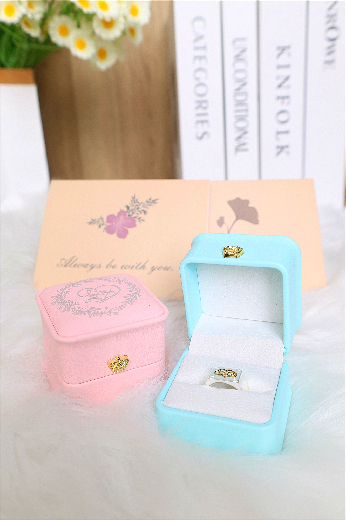 a laser marking ring box