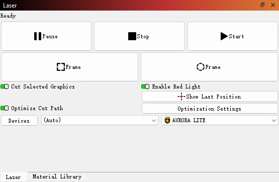 The aurora lite is well connected and ready to work.