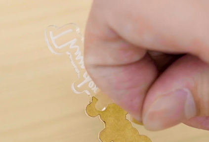 Peel the protective film off