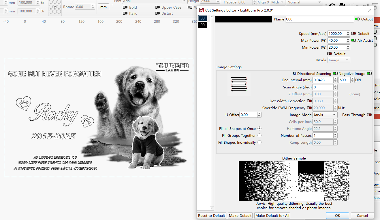 parameters of engraving a photo on marble for memorial headstone