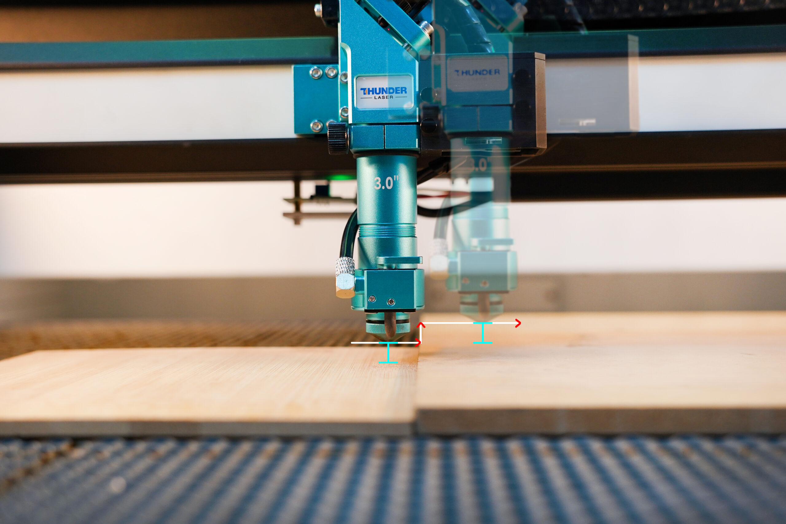 LaserMaker Laser Software Auto Z Axis Adjustment Between Layers