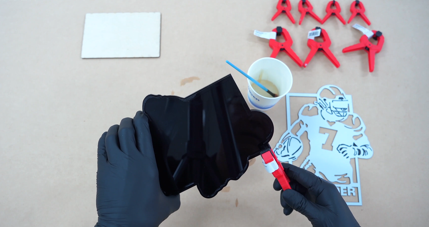 Stick the pieces together with glue