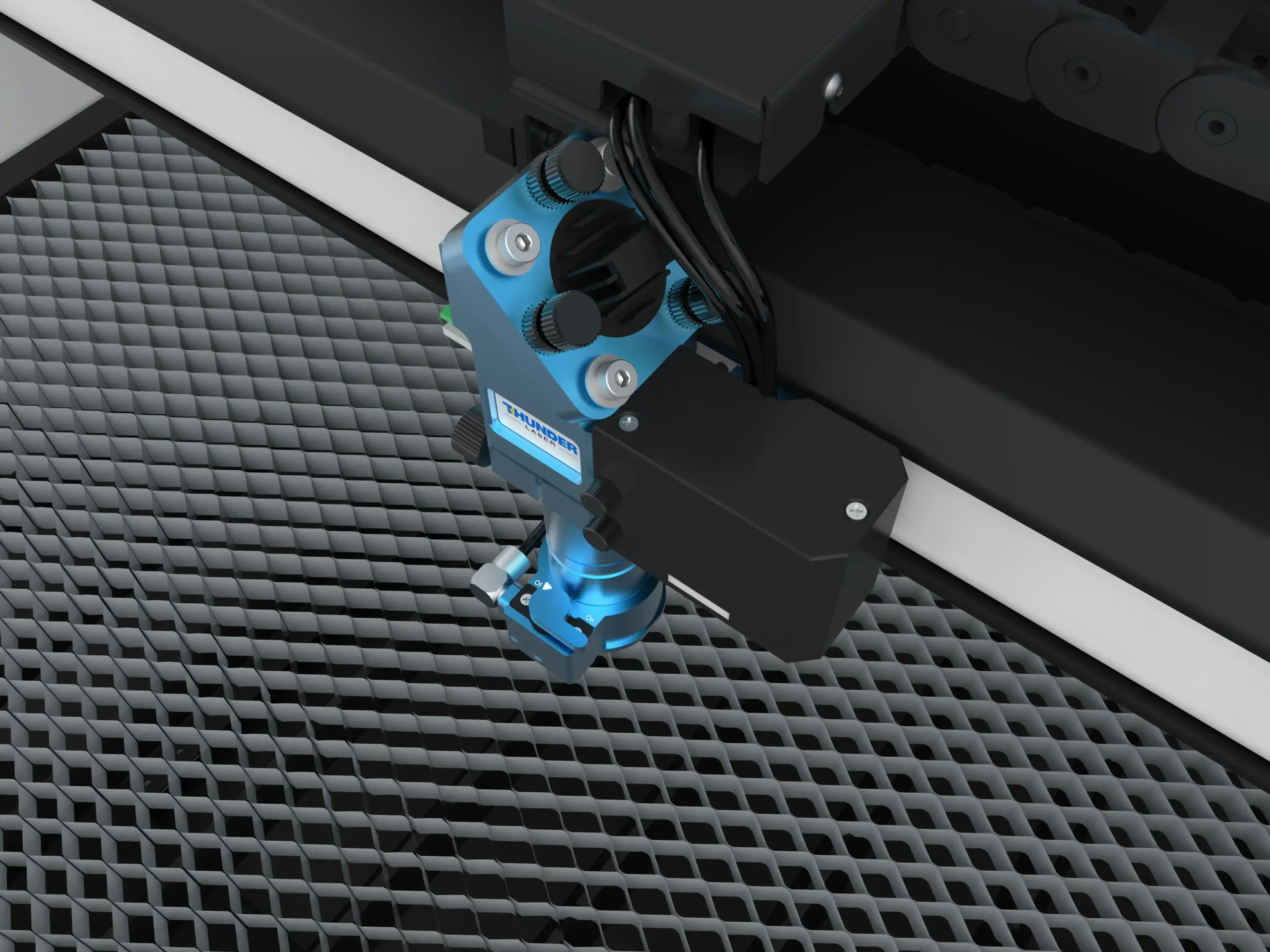 Titan's laser head and the head camera