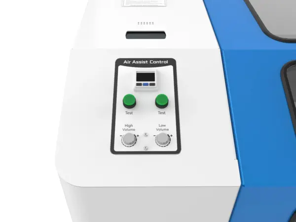 The air assist system of Thudner Laser Titan machine