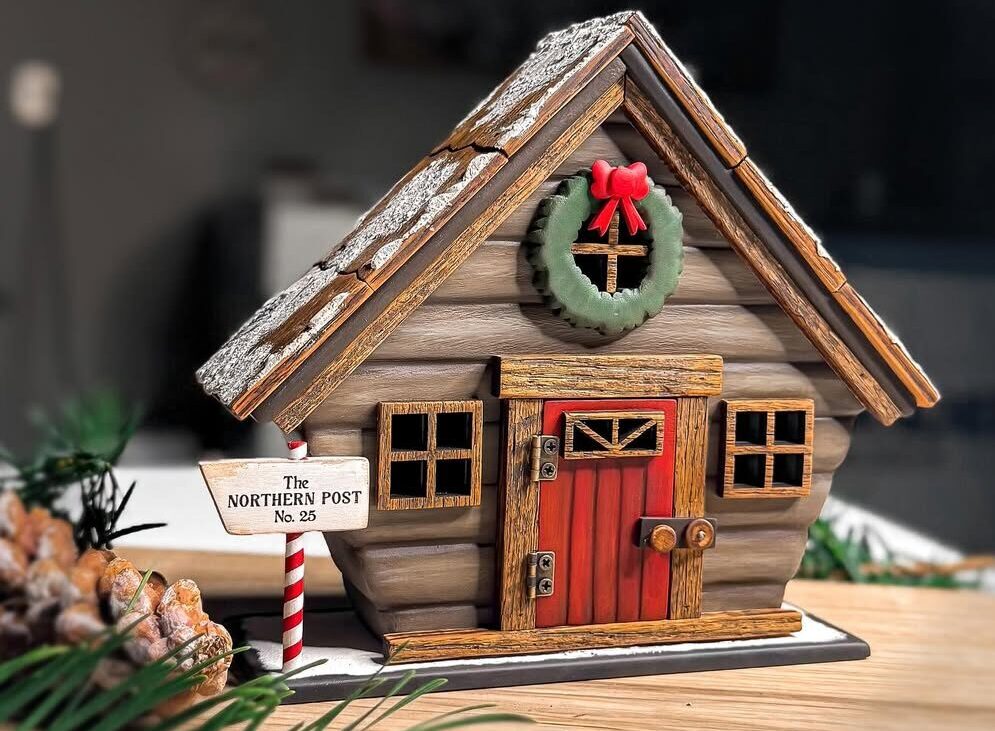 Laser Cut Wooden House made with Thunder Laser Machine