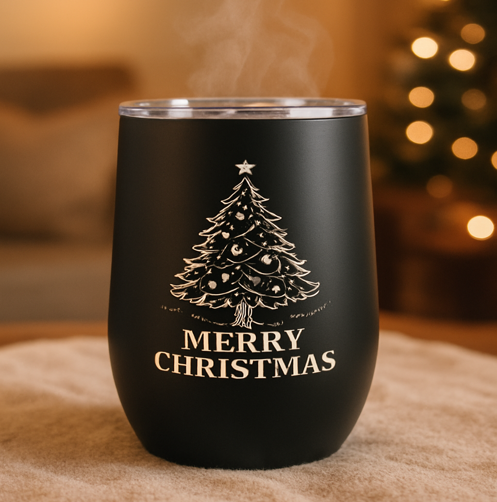 Laser Mark Personalized Christmas Tumblers