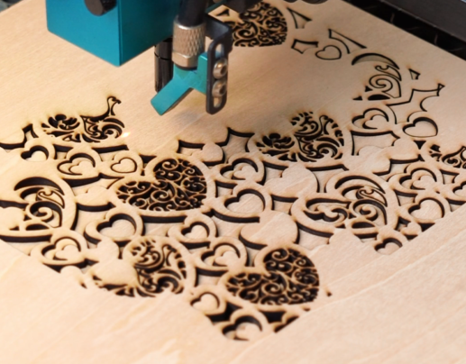 Laser cutting a wooden box