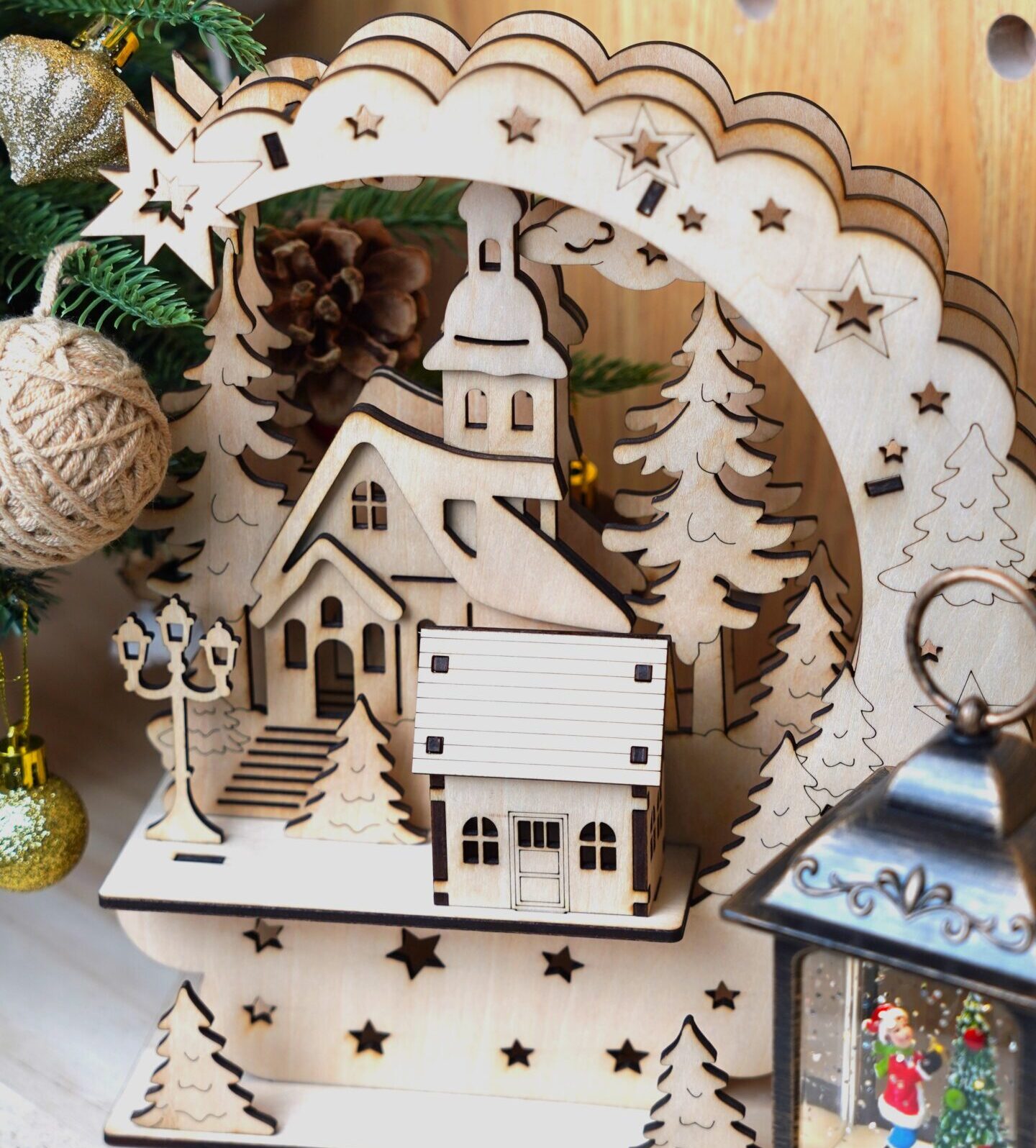 christmas desktop decor