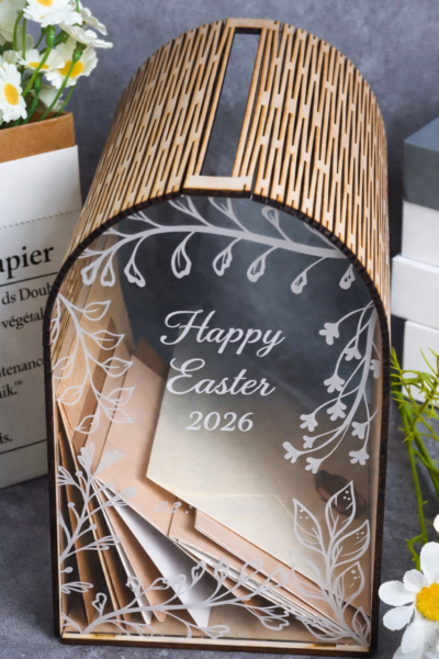 Laser Cut Memory Message Box