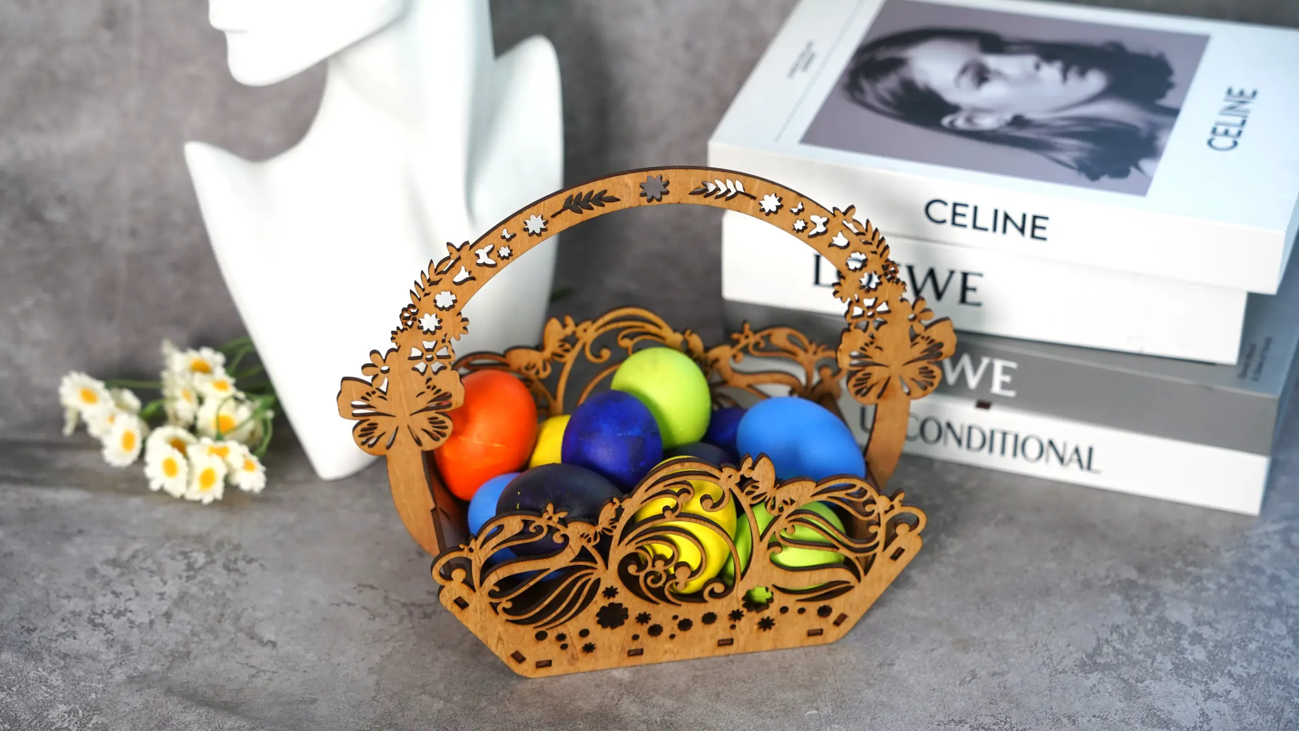 Easter egg basket