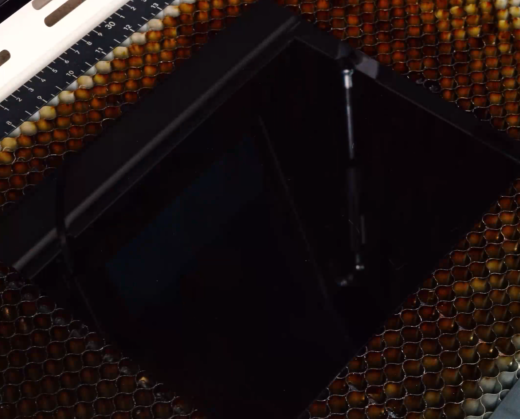 Put the acrylic on the work table