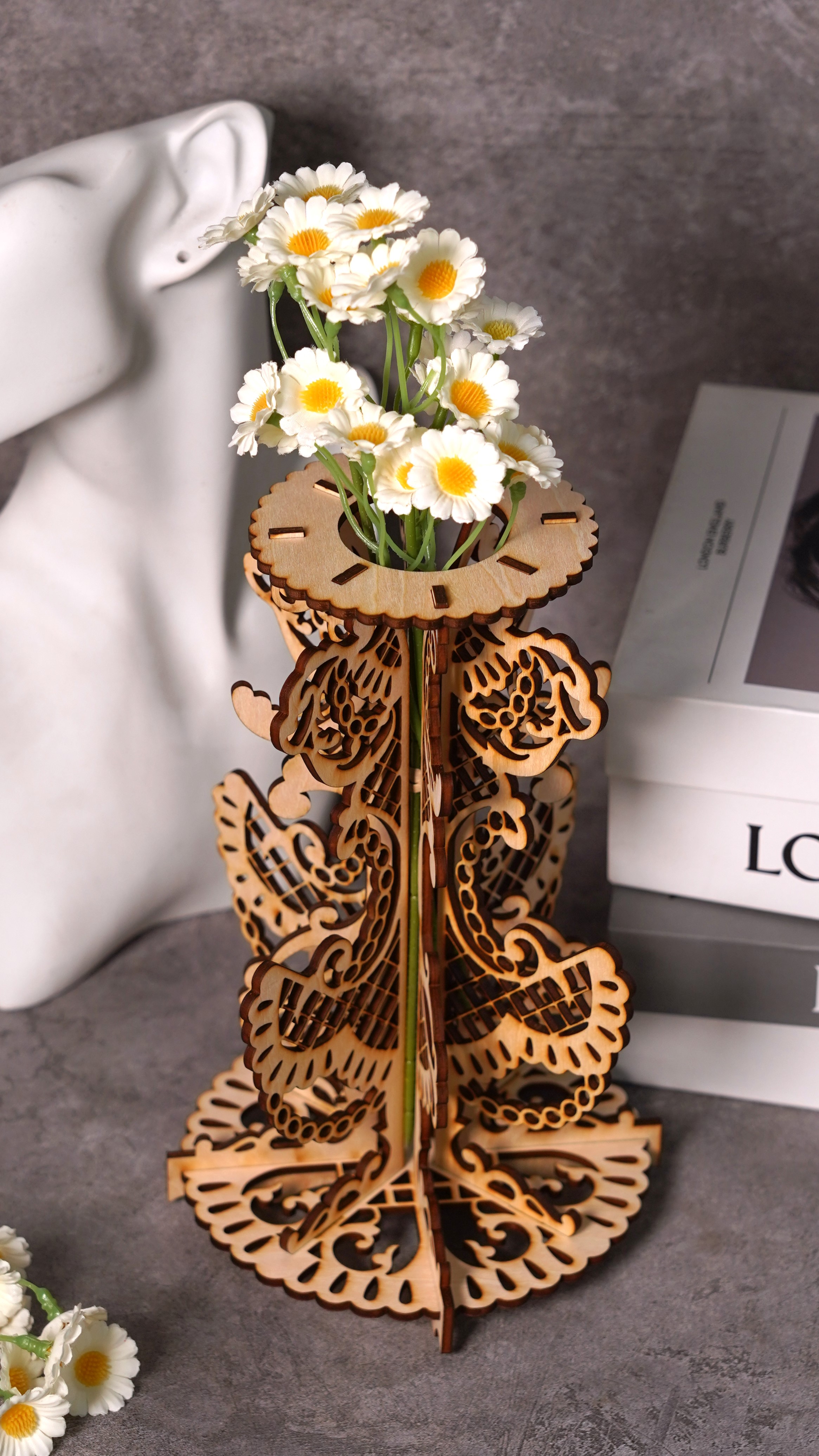 Wooden Vase