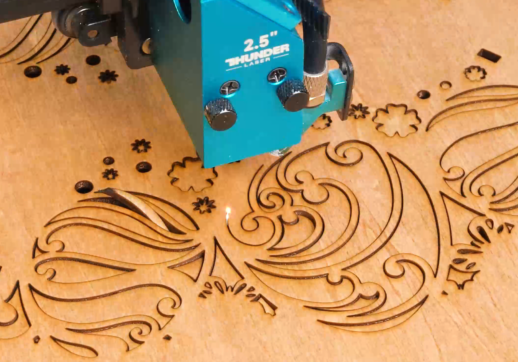 laser cutting the easter egg basket