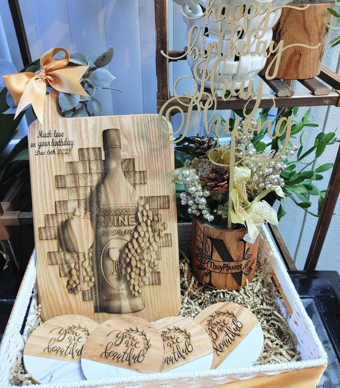 3D laser engraving birthday theme 3D laser engraving birthday theme
