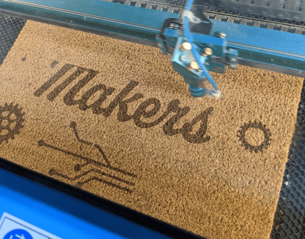 Laser Engraving Logo Doormat Laser Engraving Logo Doormat