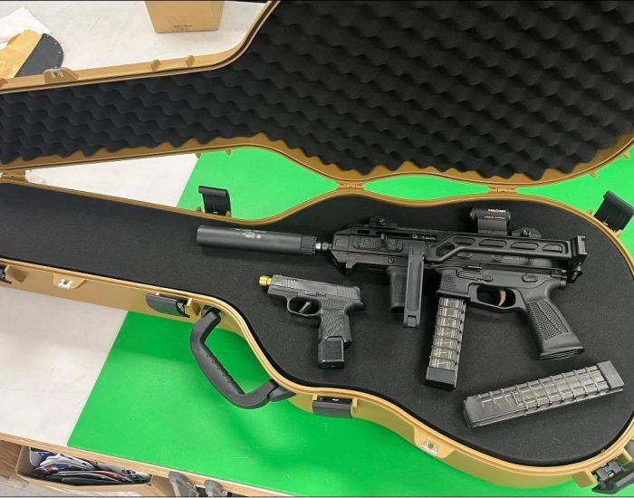 Laser engraving a gun Laser engraving a gun