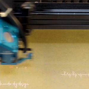 Laser cutting the Acrylic Stirring Rod
